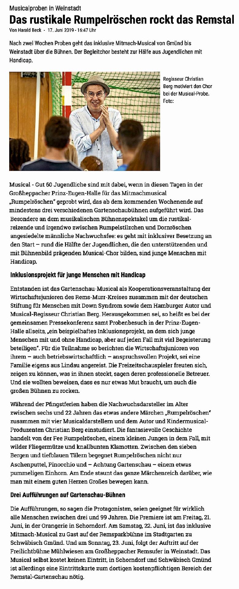 Stuttgarter Zeitung vom 17.06.19